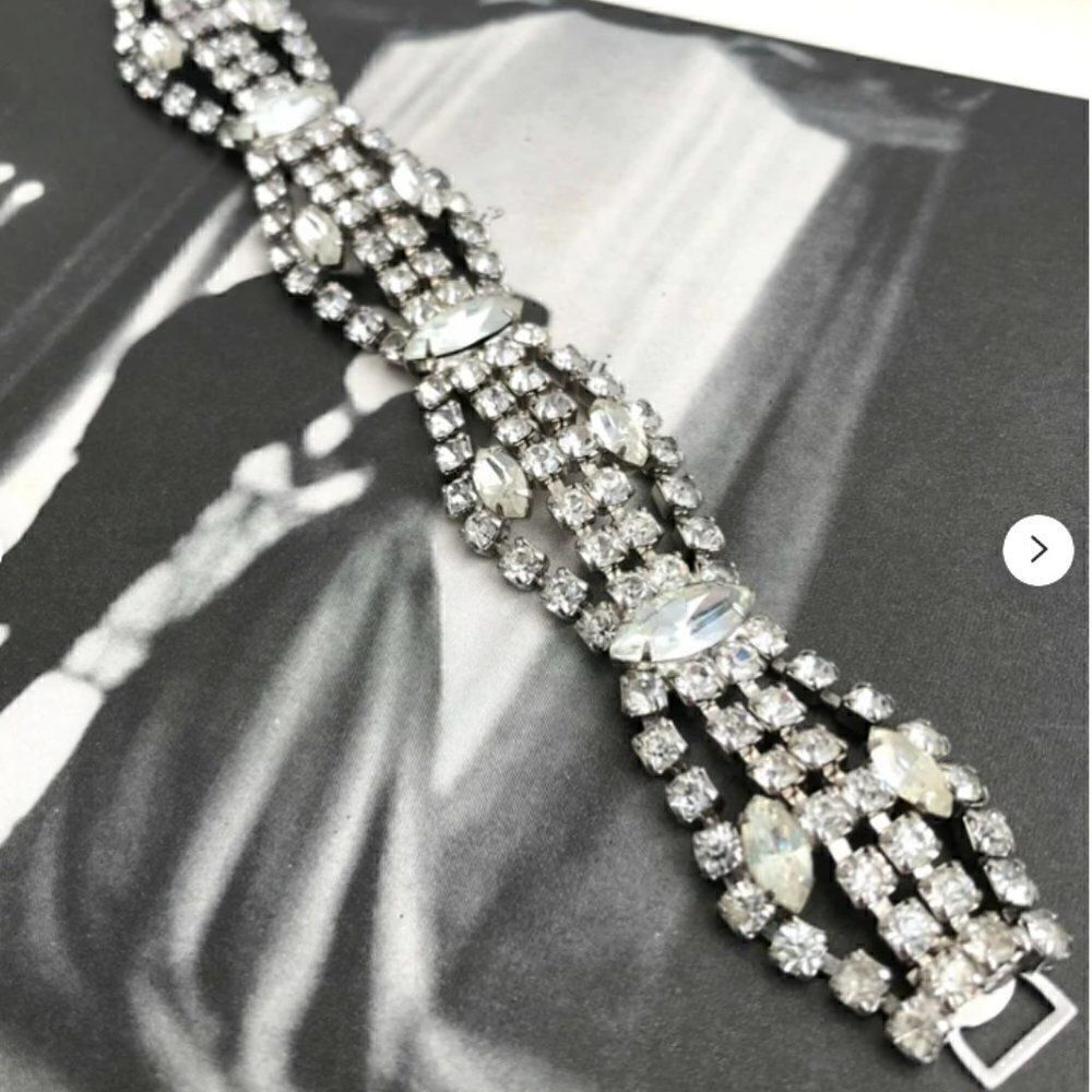 VINTAGE RHINESTONE BRACELET   